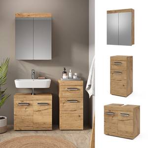 Badmöbel Set Luna 36775 Braun - Holzwerkstoff - 60 x 56 x 34 cm