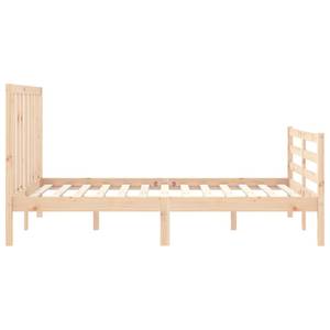 Bettgestell-K-9997 Braun - Holzwerkstoff - 141 x 100 x 196 cm