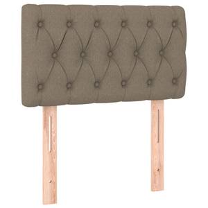 Lit à sommier tapissier 3017265-21 Taupe - 80 x 203 cm