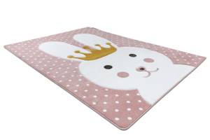 Kinderteppich Petit Bunny Hase Rosa 140 x 190 cm