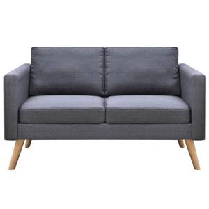 Sofa 3002824-3 (2-teilig) Grau - Holzwerkstoff - Textil - 168 x 73 x 70 cm