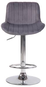 Tabouret de bar Lentini Lot de 2 Gris lava