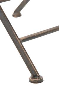 Chaises de jardin Kiran Lot de 2 Bronze