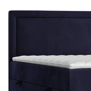 Premium Boxspringbett Jodan Magic Velvet Marineblau - Breite: 162 cm