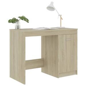 Schreibtisch Braun - Holzwerkstoff - Massivholz - 100 x 76 x 100 cm