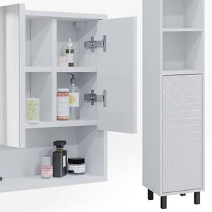 Mobilier de salle de bains Agasta Blanc