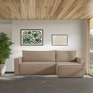 NAPI II Universal - Ecksofa Hellbraun - Breite: 246 cm