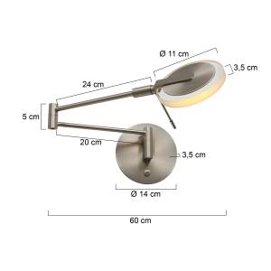 Applique Murale LED Turound Matière plastique / Aluminium - 1 ampoule