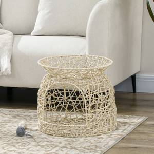 Rattan Katzenhaus D30-534V00CW Beige - Polyrattan - 42 x 40 x 42 cm