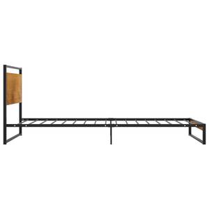 Bettgestell X315 Schwarz - Metall - 104 x 83 x 208 cm