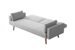 Canapé droit scandinave ELGA convertible Gris lumineux