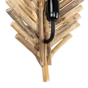 Wandlampe RANONG Braun - Holzwerkstoff - 26 x 47 x 14 cm