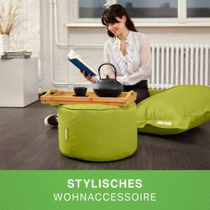 Sitzsack-Hocker Pouf "Stay" 45x25cm Grün