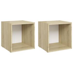 TV-Schrank 3008935_2 (2er Set) Eiche Sonoma Dekor - Weiß