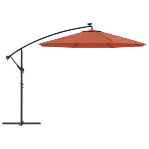 Parasol en porte-à-faux 3007815 Brun rouge