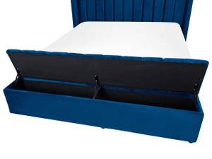 Doppelbett NOYERS Blau - Marineblau - Breite: 170 cm