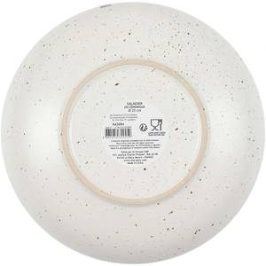 Saladier en grès 25 cm Portofino - blanc Céramique - 26 x 8 x 26 cm