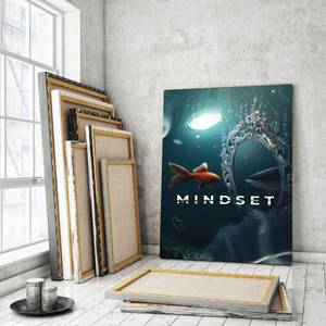 Leinwandbild Mindset 60 x 90 cm