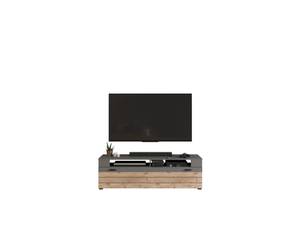 TV Lowboard Matt Grau Nox Oak Grau - Holzwerkstoff - 140 x 43 x 40 cm