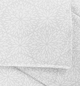 Kinder Bettenset Microfaser Blumen Weiß - Textil - 135 x 1 x 200 cm