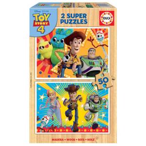 Holzpuzzle Toy Story 4 2x50 Teile Papier - 25 x 5 x 35 cm