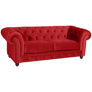 Orleans Sofa 2,5-Sitzer Rot