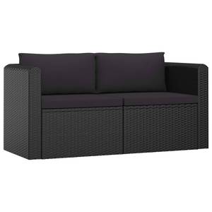 Garten-Sofa-Set (7-teilig) 3009702-3 Schwarz