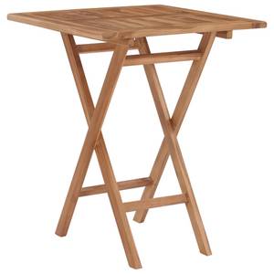 Table de jardin Marron - Bois massif - Bois/Imitation - 60 x 75 x 60 cm