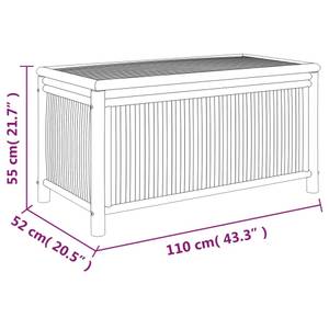 Boîte de rangement de jardin 3017858 Largeur : 110 cm