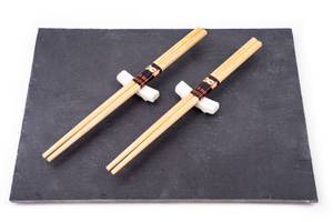 Sushiset 11er Set Schwarz - Keramik - 31 x 25 x 4 cm