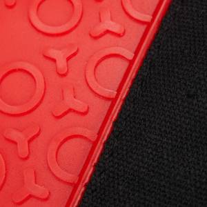 Gant pour four en silicone Noir - Rouge