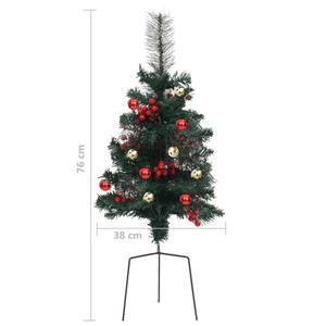 Weg Weihnachtsbaum (2er Set) 340524 Grün - Metall - Kunststoff - 38 x 76 x 38 cm