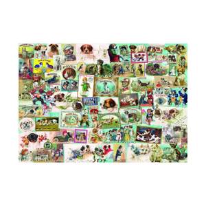 Puzzle Hunde Papier - 23 x 5 x 33 cm