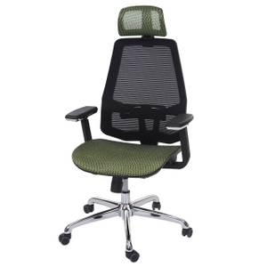 Chaise de bureau A58 Noir - Vert