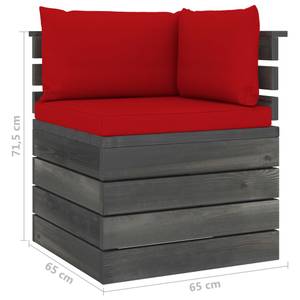 Mobilier de jardin (lot de 5) 3005334 Rouge