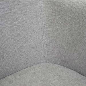 Sitzbank L13 Schwarz - Grau - Metall - Textil - 133 x 77 x 56 cm