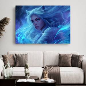 Bild Cyber Gamer X Blau - 120 x 80 cm