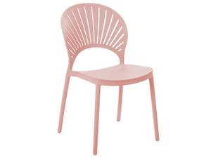 Chaise de salle à manger OSTIA Rose foncé