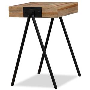 Beistelltisch 245408 Metall - Massivholz - Holzart/Dekor - 40 x 60 x 49 cm