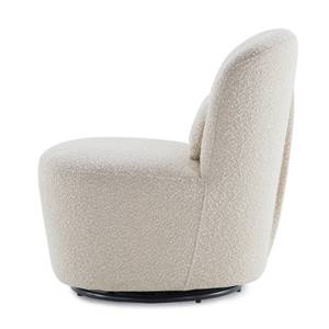 Fauteuil rond pivotant - DAMIEN Beige