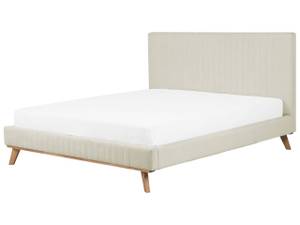 Doppelbett TALENCE Beige - Creme - Eiche Hell - Breite: 198 cm