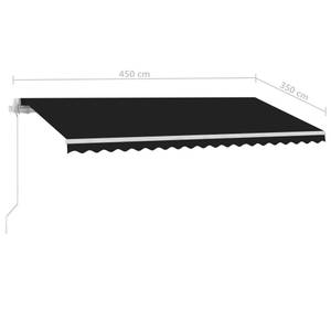 Avent rétractable 3006544-1 Anthracite - 350 x 1 x 450 cm