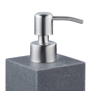 Porte-savon liquide pompe en inox carré Gris - Argenté