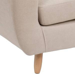 RETRO-Sofa Beige - Tiefe: 150 cm