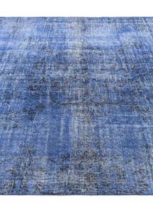 Teppich Ultra Vintage CXXXIX Blau - Textil - 203 x 1 x 312 cm