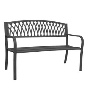 Banc de jardin F45 Noir