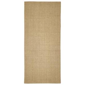 Tapis en sisal 3032244-1 Marron châtaignier - 66 x 150 cm