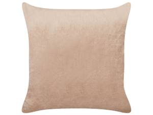 Coussin décoratif BAKIRA Marron - Fourrure synthétique - 45 x 4 x 45 cm