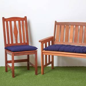 Sitzkissen für Bänke und Gartenbänke Blau - 42 x 108 cm