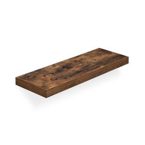 Wandregal Wandboard Holzoptik Braun - Holzwerkstoff - 20 x 4 x 60 cm